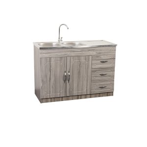 3 Door Sink Cupboard ((different colours & designs available)