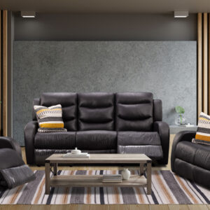 3pce Cairo Recliner (available in beige and grey)