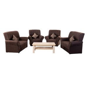 4pce Nancy Lounge Suite (Brown)