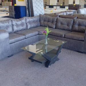 5pce Farida Corner Lounge Suite (Grey)