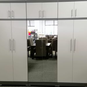 6pce Melamine Space Saver with Runners