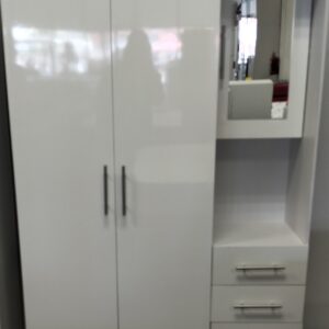 3door Robe with Vanity white