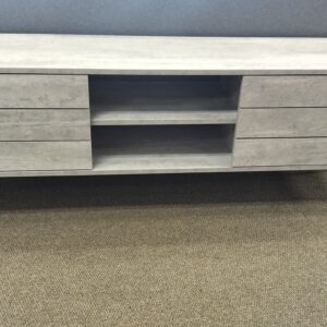 Arizona 6panel Wooden Tv Unit grey